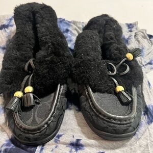 Coach slippers